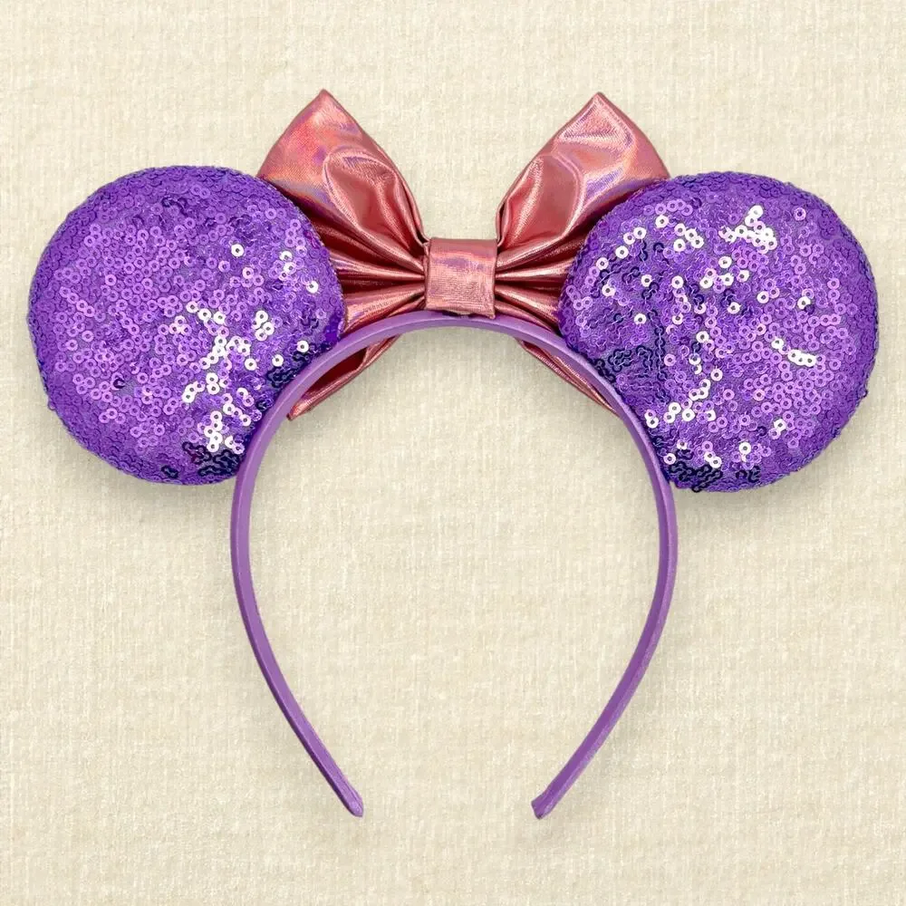 Lavender Ghost Minnie Ears | Disney-Inspired Halloween Mouse Ears